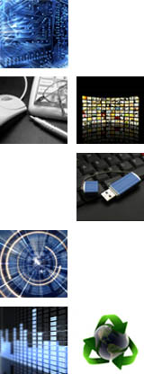 Side Bar Graphic - Communications, Writing, High Technology, Green Computing, EDA, Semiconductor, Healthcare, Government